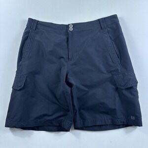 Lululemon Athletica TECH‎ Cargo Casual Shorts Men's 38 Outdoor Black